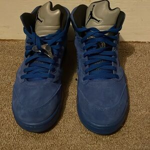 Air Jordan 5 Blue Suede